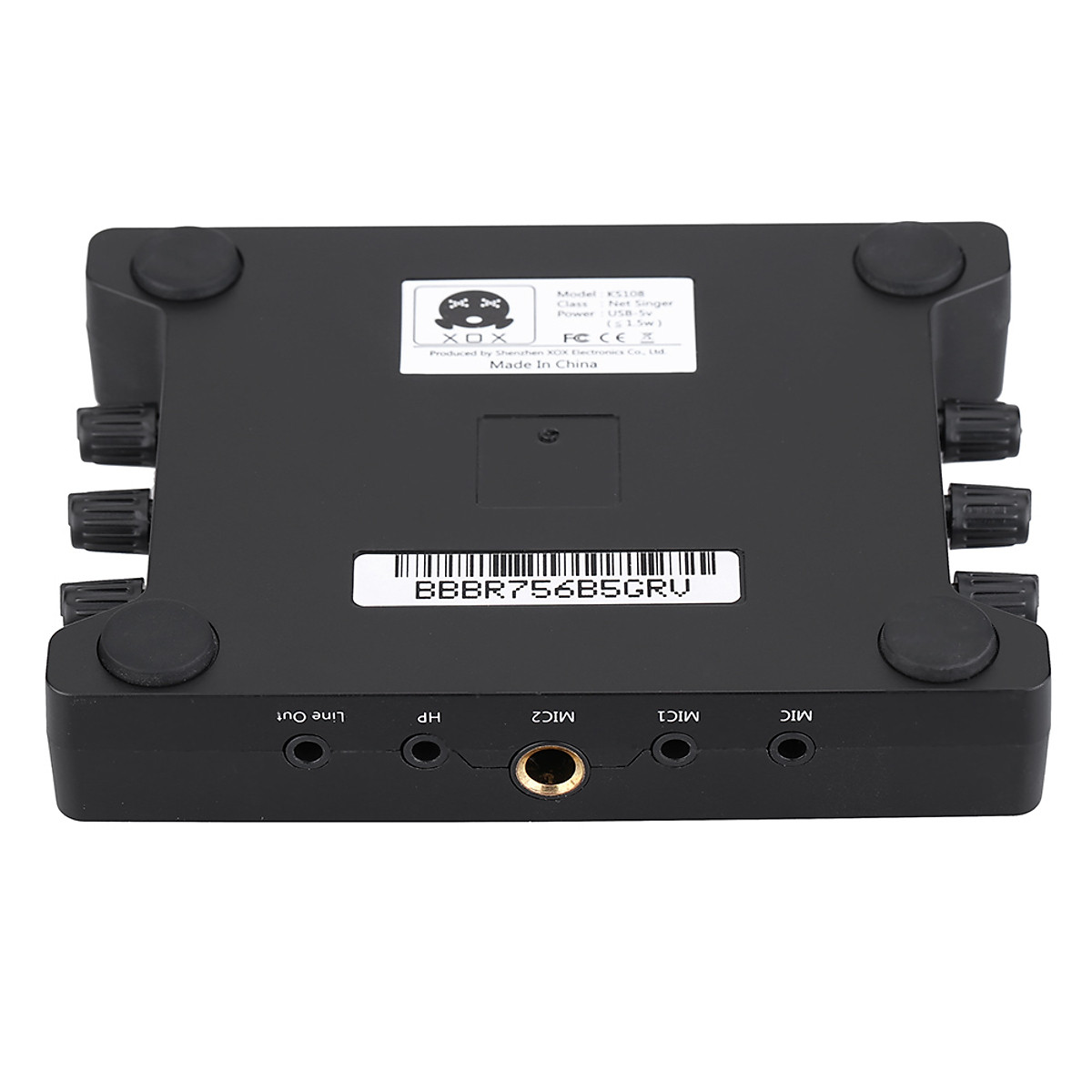 Soundcard thu âm chuyên nghiệp XOX KS108 - Hỗ trợ driver điều chỉnh trên máy tính windows, mac - Bản nâng cấp quốc tế của XOX K10 - Hỗ trợ thu âm, livestream, karaoke online chuyên nghiệp - Hàng nhập khẩu