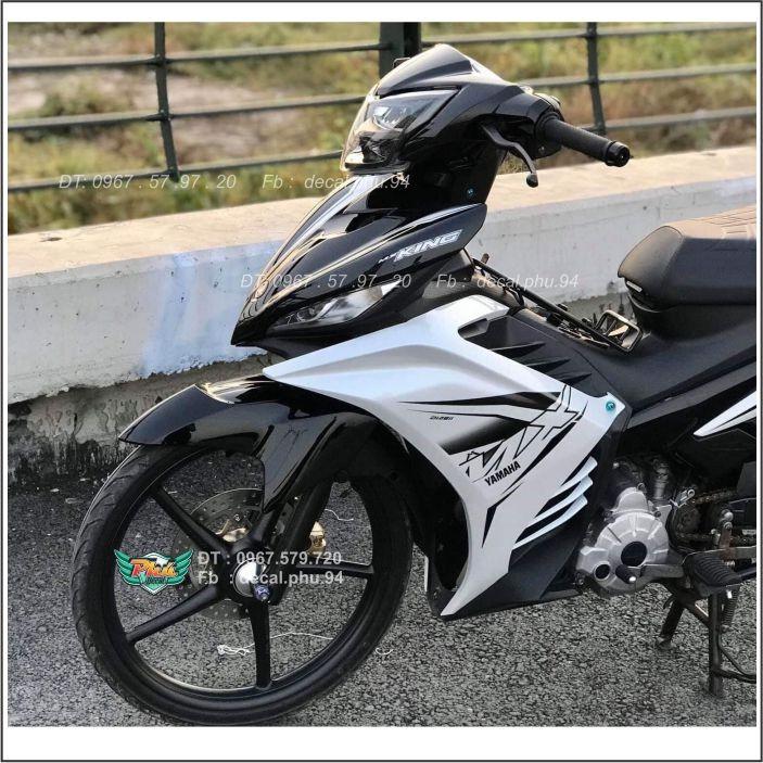 Tem Rời Exciter 135 Mx Trắng đen