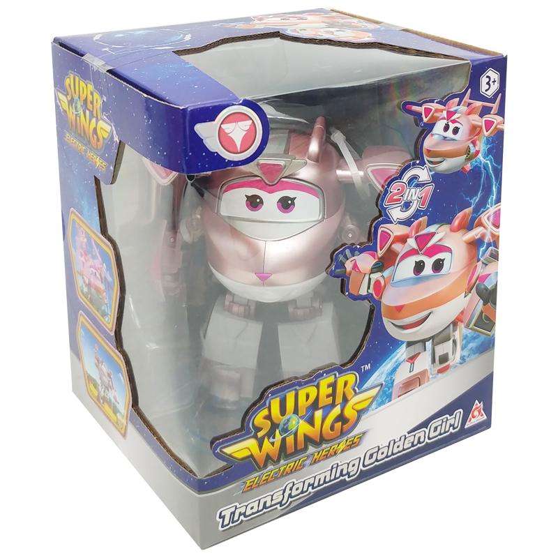 Đồ Chơi Robot Biến Hình Cỡ Lớn - Golden Nhiệm Màu - Super Wings YW780233