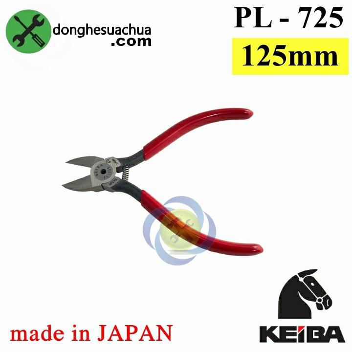 Kìm cắt nhựa 125mm Keiba PL-725 Nhật Bản