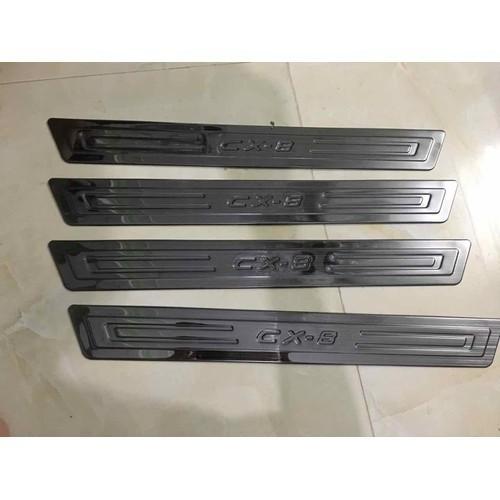 Ốp bậc trong ngoài xe mazda Cx8 2019 mẫu titan