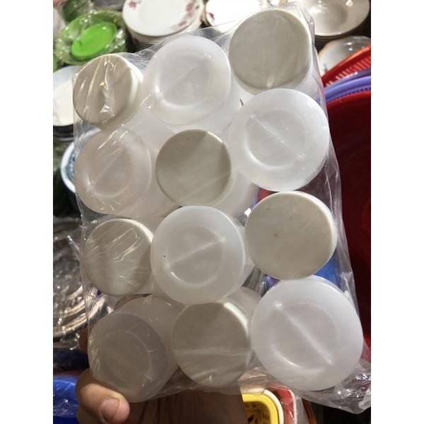 Hũ sữa chua nhựa 12 cái lọ yogurt