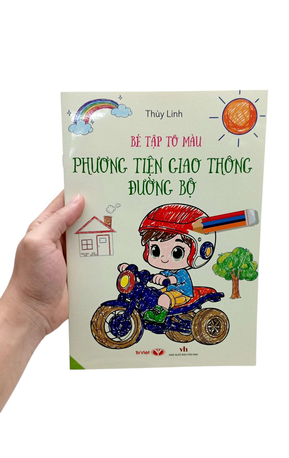 Sách - Bé Tập Tô Màu - Phương Tiện Giao Thông Đường Bộ