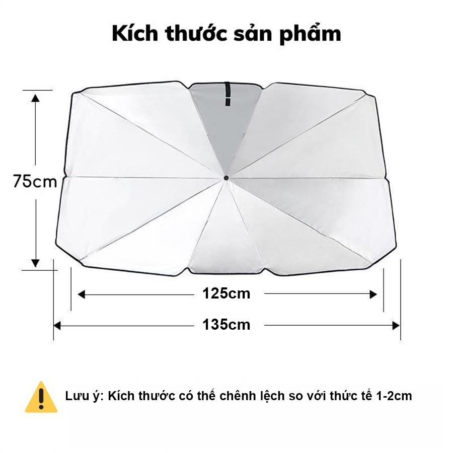 Ô Che Nắng Ô Tô - Dù Che Nắng Kính Lái Ô Tô - Chắn Nắng Kính Lái Cao Cấp Cho Xe Hơi
