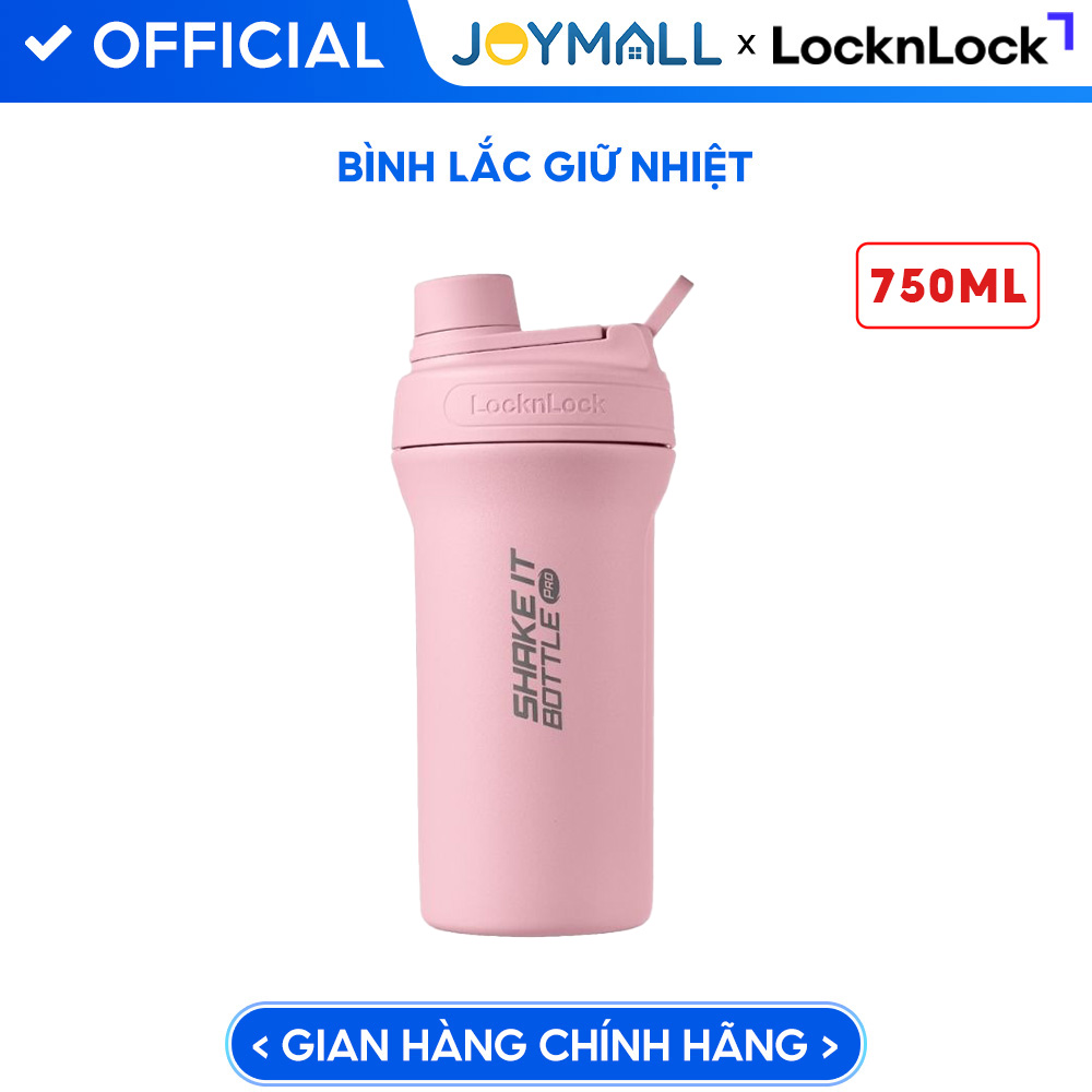 Bình Lắc Giữ Nhiệt LocknLock LHC4276 650ml, Hàng Chính Hãng, Có Vạch Chia Dung Tích - JoyMall