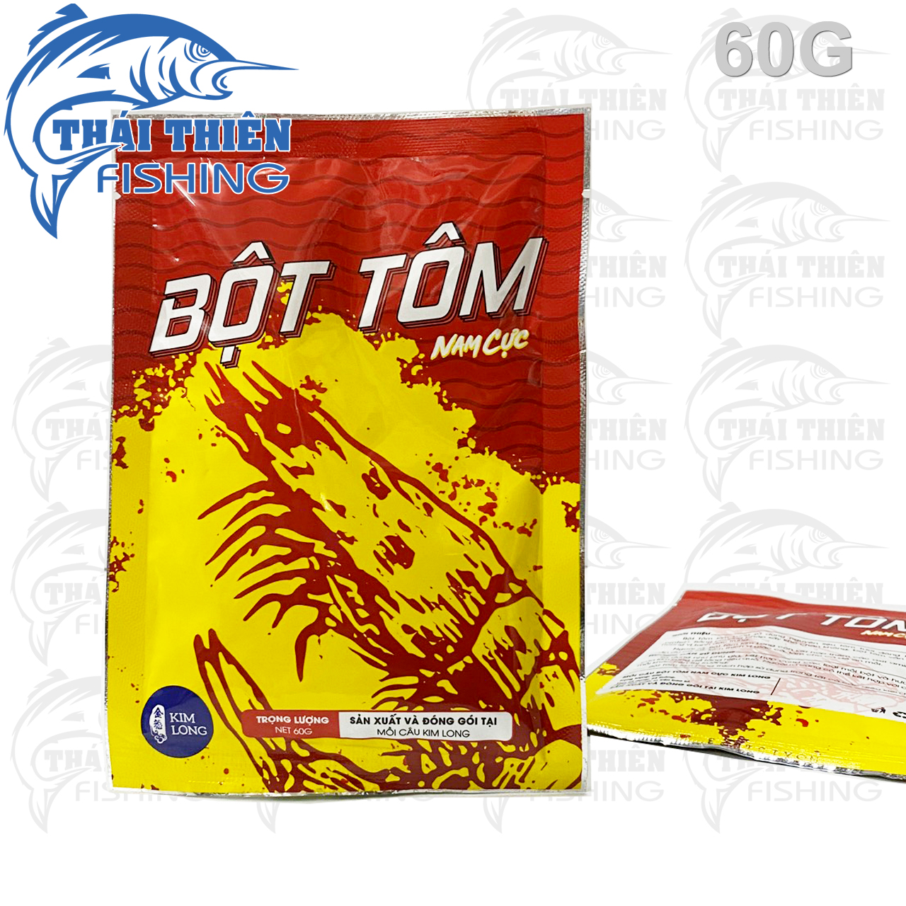 Bột Tôm Nam Cực Câu Cá Kim Long Gói 60g