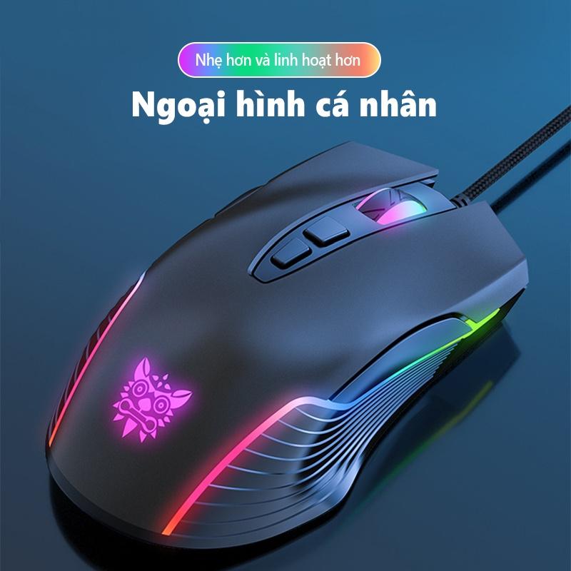 ONIKUMA CW905 Chuột Chơi Game Có Dây Đèn Led RGB Cho Máy Tính Xách Tay, Máy Tính Để Bàn, PC - Bảo Hành 24 Tháng