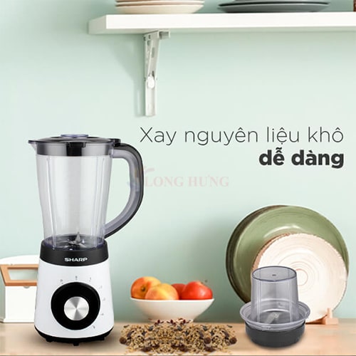 Máy xay sinh tố Sharp EM-S155PV-WH - Hàng chính hãng