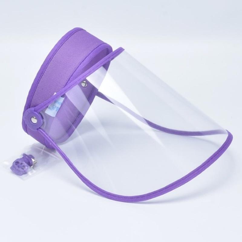 Full Face Shield Visor Anti-ultrav Mask Anti-droplet Dust-proof Mask Protection Cover Transparent Shield Kitchen Tools Beach Cap