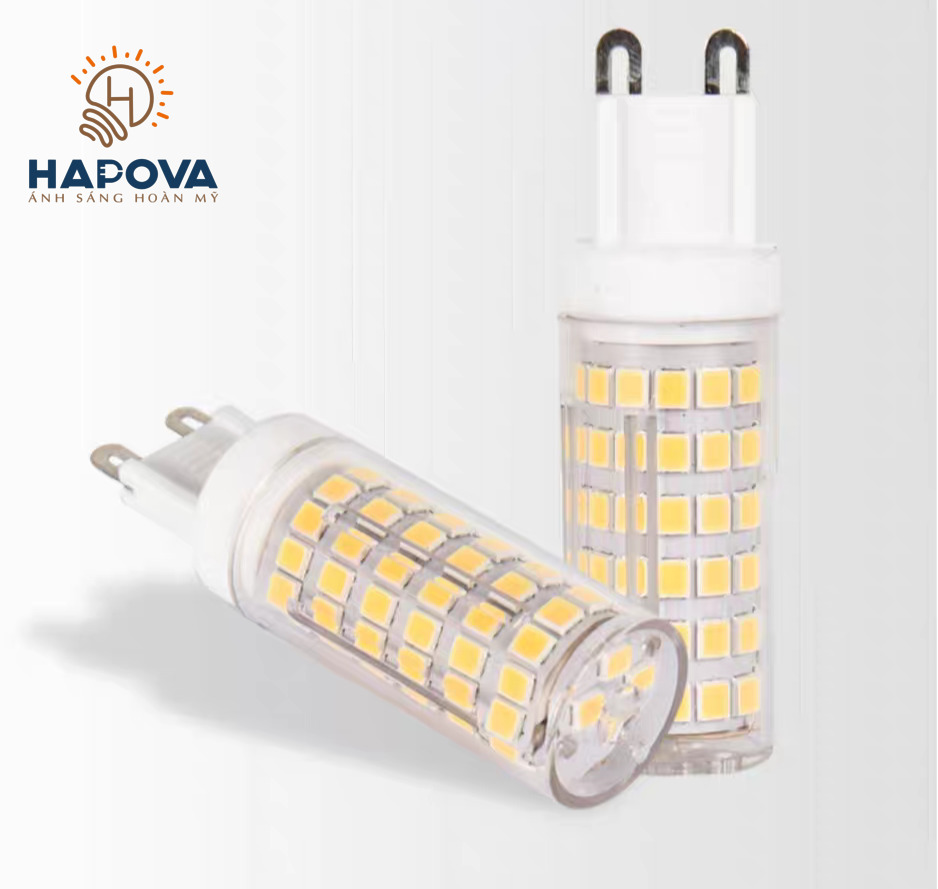 Bóng đèn LED HAPOVA TIMO G9 lắp đèn chùm, đèn thả siêu sáng nhỏ gọn tiện dụng