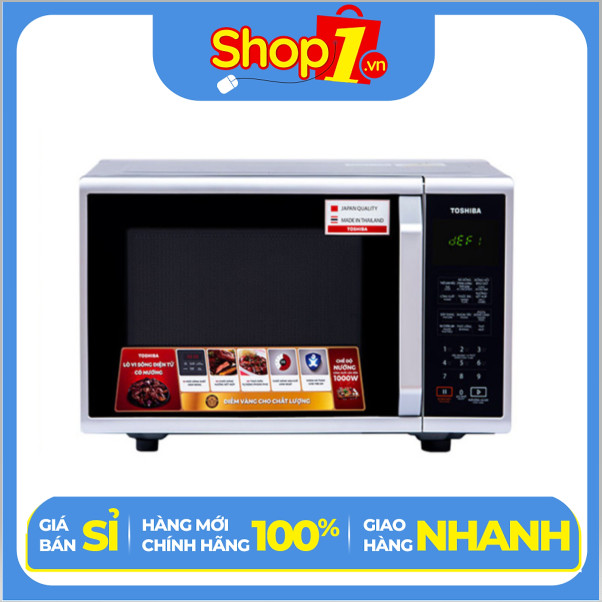 Lò vi sóng có nướng Toshiba ER-SGS23(S1)VN 23 lít - Hàng Chính Hãng - Chỉ Giao Hà Nội