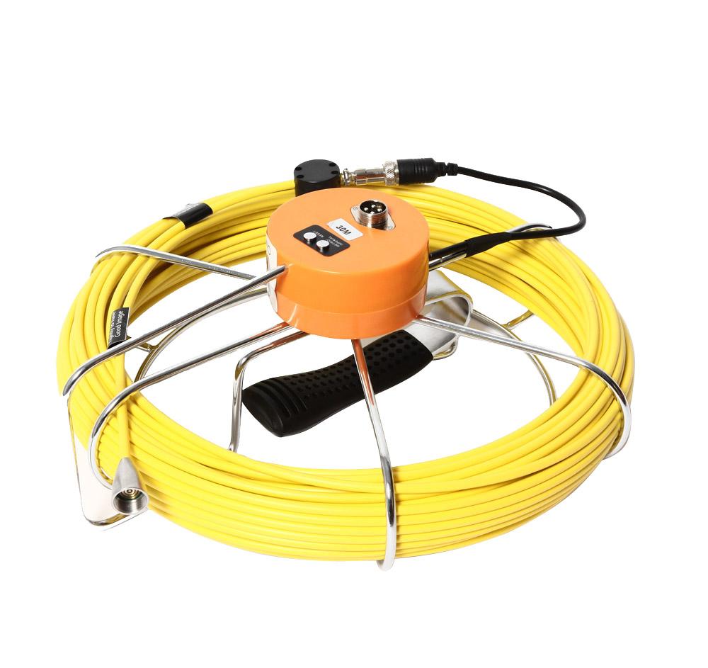 20 50 50M 5Mm Ống Kiểm Tra Máy Quay Phim, Cống Thoát Nước Đường Ống Nội Soi Công Nghiệp Hệ Thống Cáp Có Đồng Hồ Đo