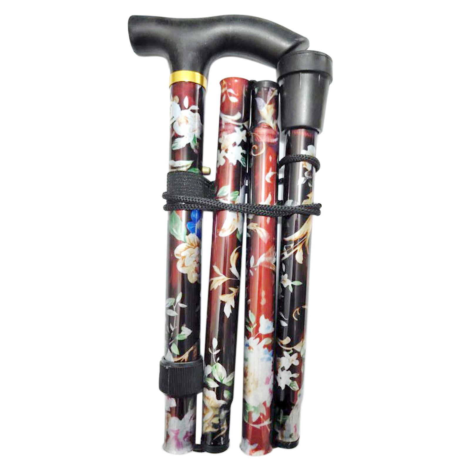 2 Pack Aluminium Alloy Walking Trekking Poles Sticks Portable Foldable
