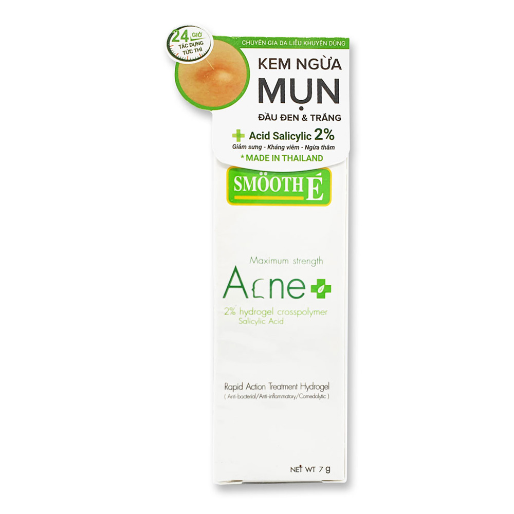 Kem ngăn ngừa mụn kháng viêm Smooth E Acne Hydrogel (7g)