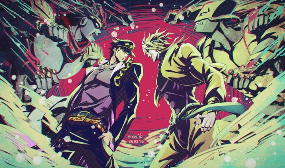 Poster Jojo Bizarre Adventure - nếu bạn là một fan của bộ anime nổi tiếng này, hãy thưởng thức những poster đầy màu sắc và bắt mắt. Chúng sẽ giúp bạn hiểu thêm về câu chuyện và nhân vật trong bộ anime này. Hãy xem để có một trải nghiệm tuyệt vời!