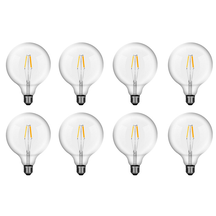 Bộ 8 bóng đèn Led Edison G125 16W đui E27