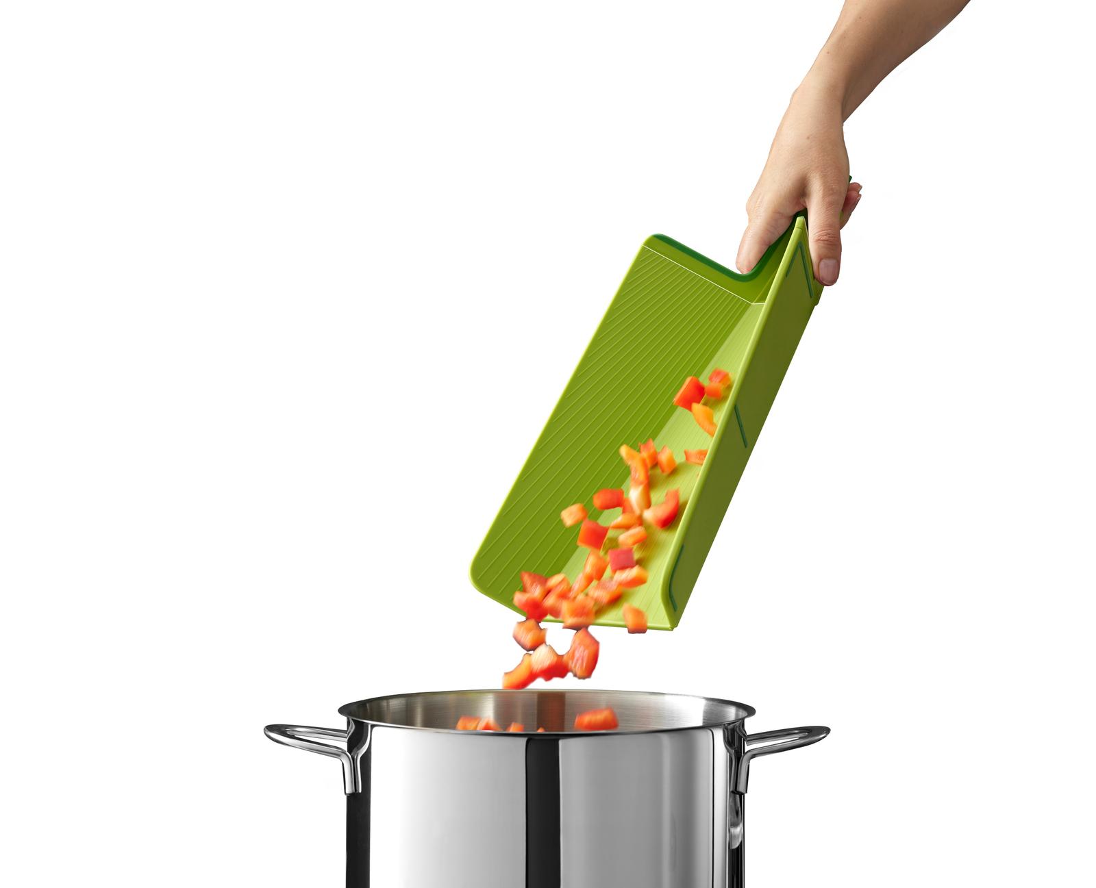 -Voucher lên đến 120K-Thớt gấp Chop2Pot Regular Joseph Joseph Xanh lá 2022 005059