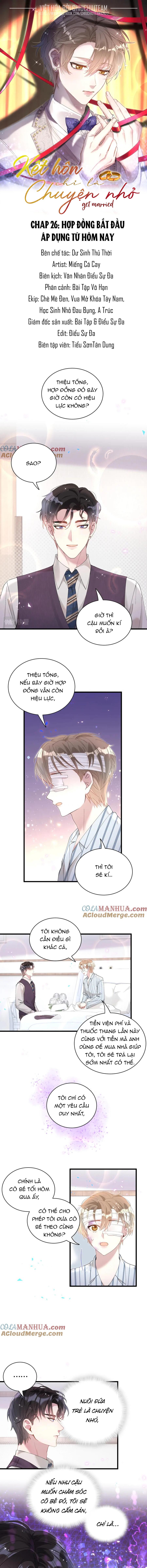 kết hôn là chuyện nhỏ chapter 26 1