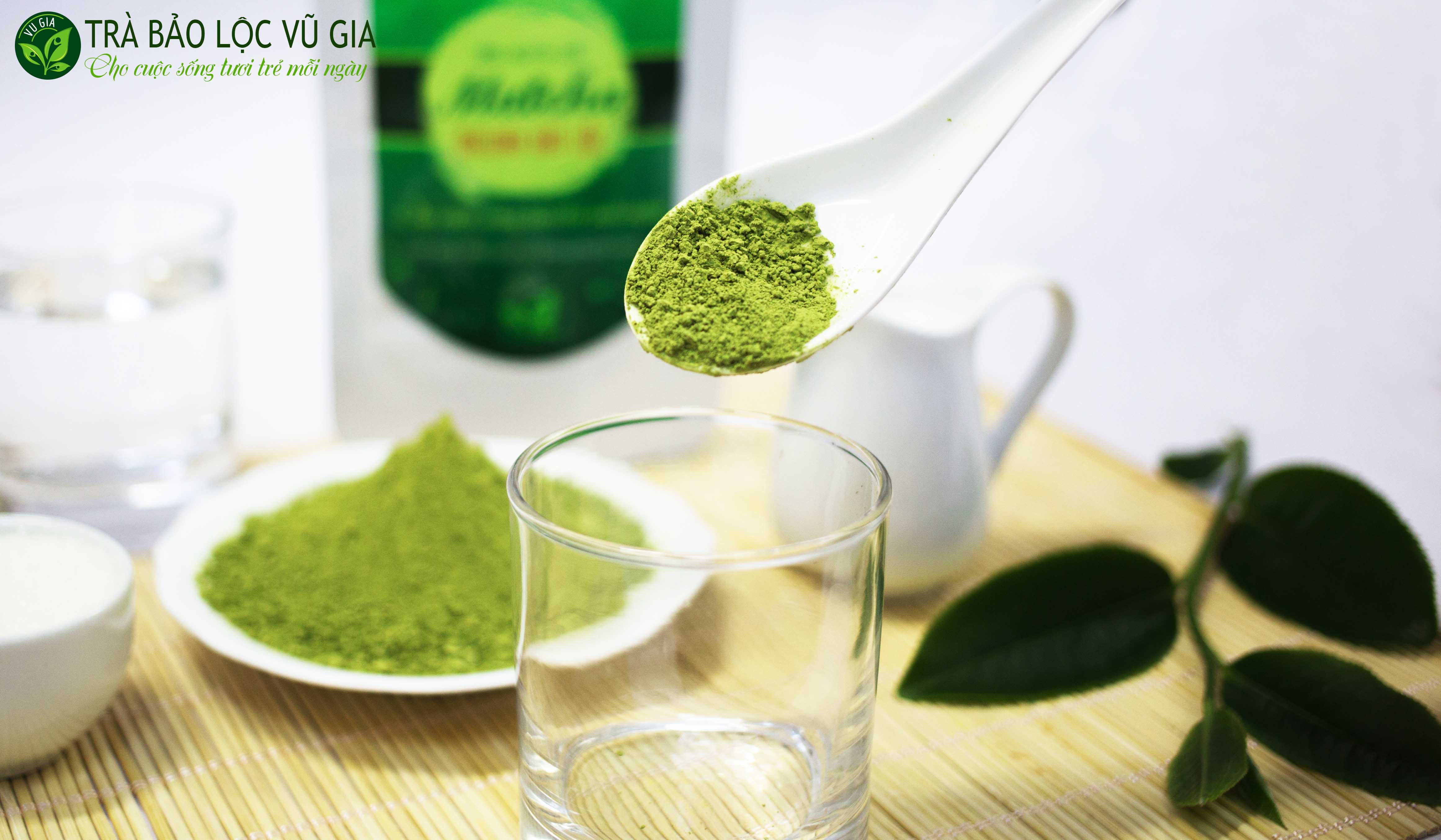 Matcha Olong Sấy Lạnh Nguyên Chất Vũ Gia (30g/túi)