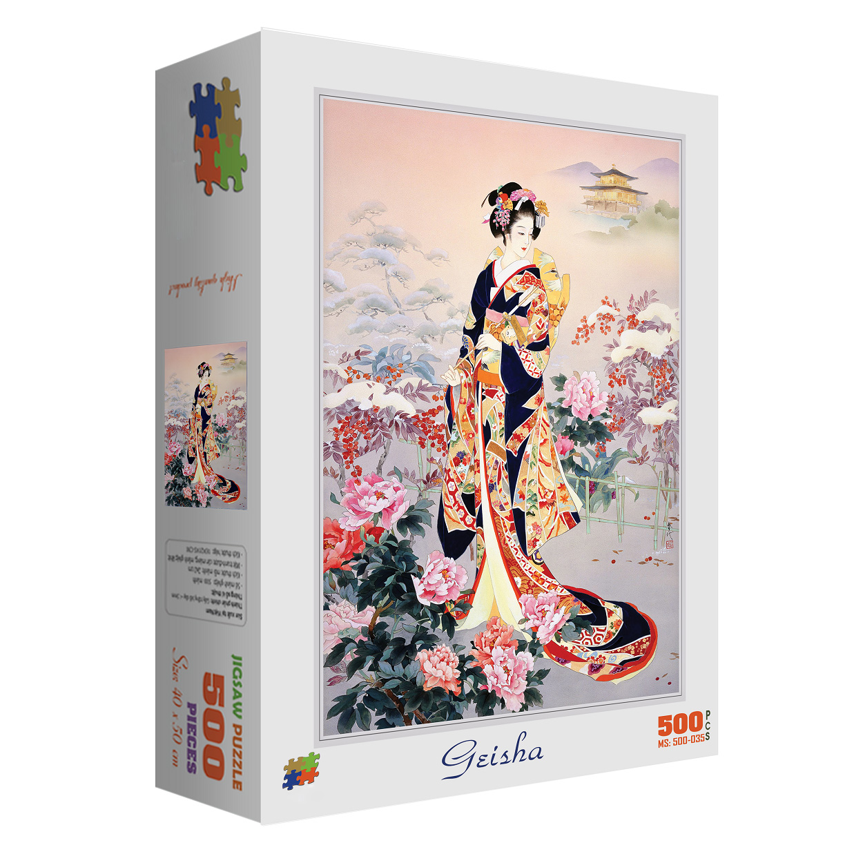 Bộ tranh xếp hình cao cấp 500 mảnh ghép – Geisha