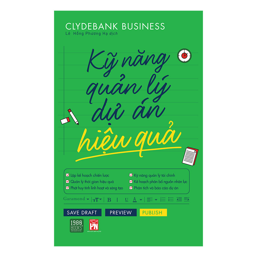 Combo Kỹ Năng Quản Lý Dự Án Hiệu Quả + Phương Pháp Hiện Thực Hóa Mục Tiêu Trong Kinh Doanh