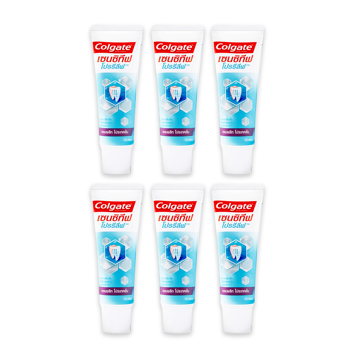 Bộ 6 Kem Đánh Răng Colgate Sensitive Pro Relief ngăn ê buốt và bảo vệ toàn diện 110g/hộp