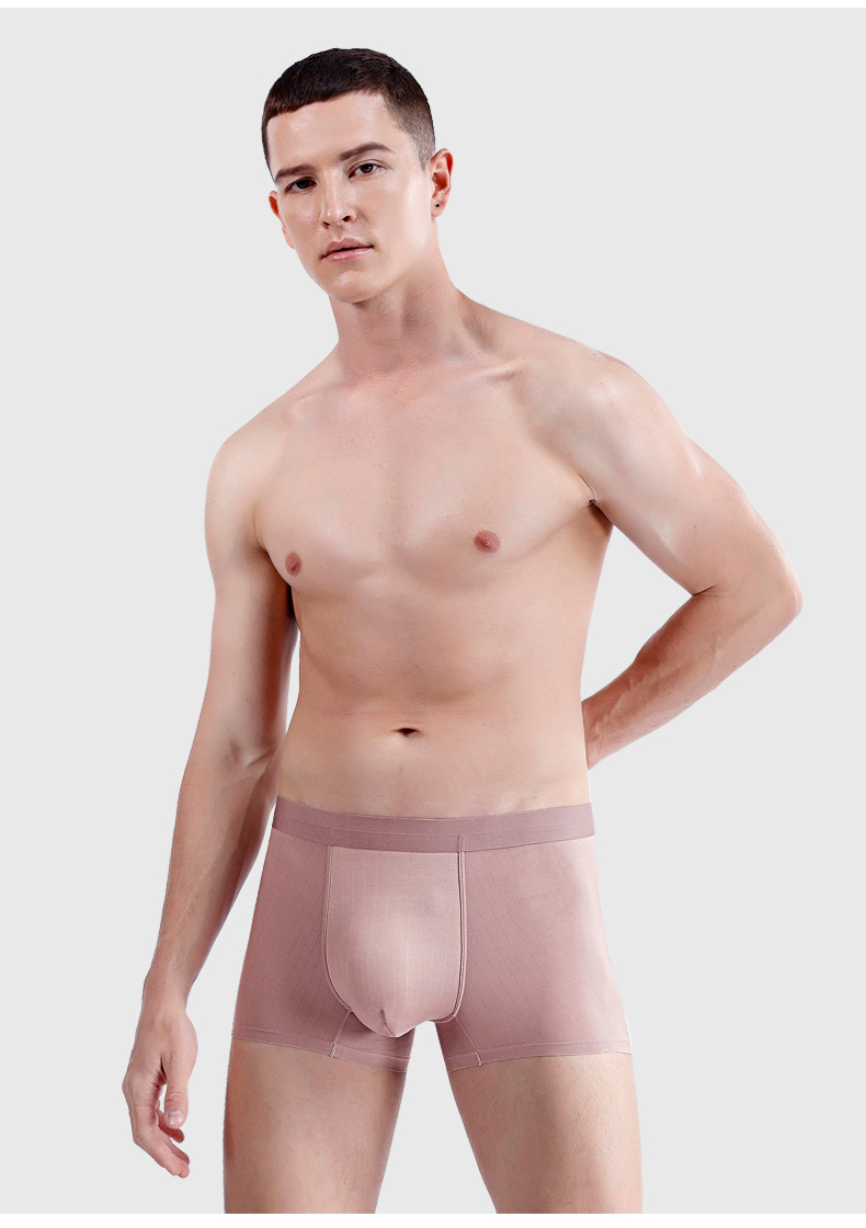Sịp đùi- Quần lót nam boxer băng lụa kháng khuẩn siêu thoáng khí K118