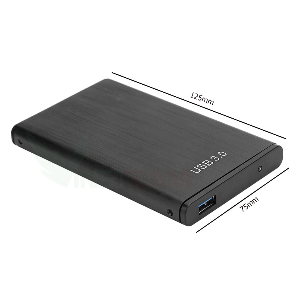 Hộp Đựng Ổ Cứng HDD SSD 2.5inch VINETTEAM USB 3.0 Tốc Độ 6gbs Dành Cho Windows Mac OS -  Hàng Chính Hãng