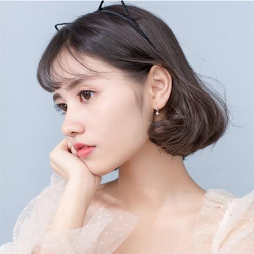 Khuyên Tai Bạc Ý Đính Đá Xinh G0733 - AROCH Jewelry