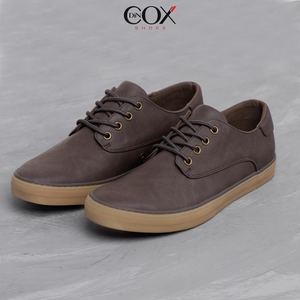 Giày Sneaker Da Nam DINCOX E11 Sang Trọng Lịch Thiệp Brown