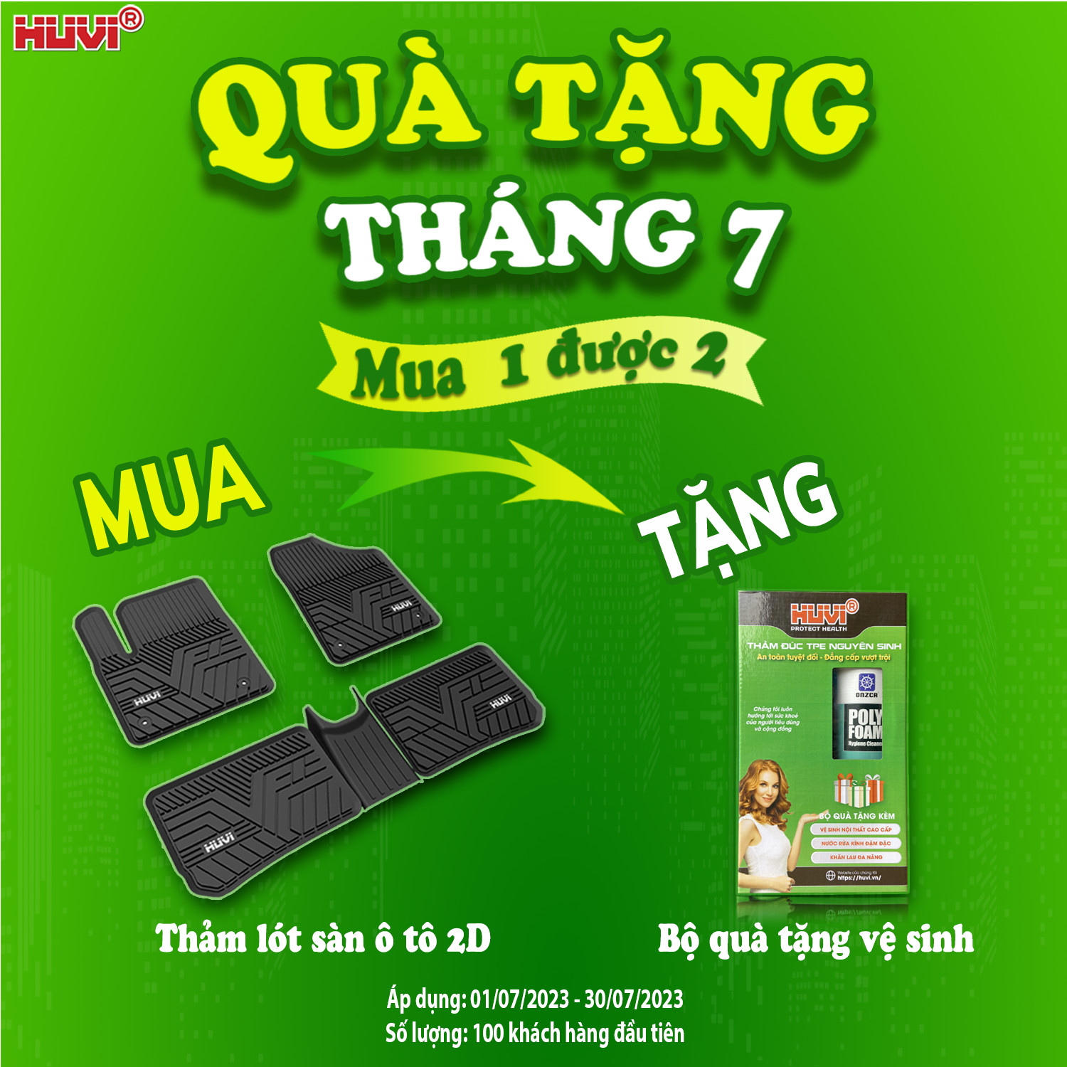 Thảm lót sàn ô tô Mitsubishi Xpander 2022 nhựa nguyên sinh TPE cao cấp không mùi