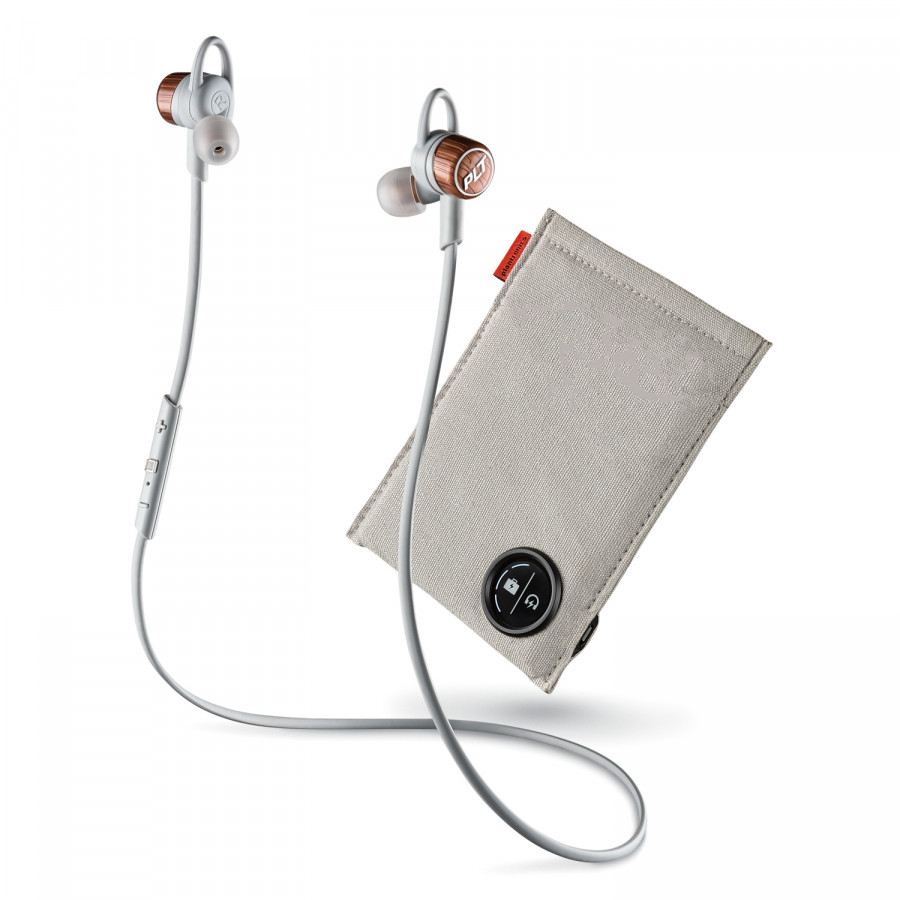 Tai Nghe Bluetooth Thể Thao Plantronics Backbeat Go 3 With Case (Xám) - Hàng Chính Hãng