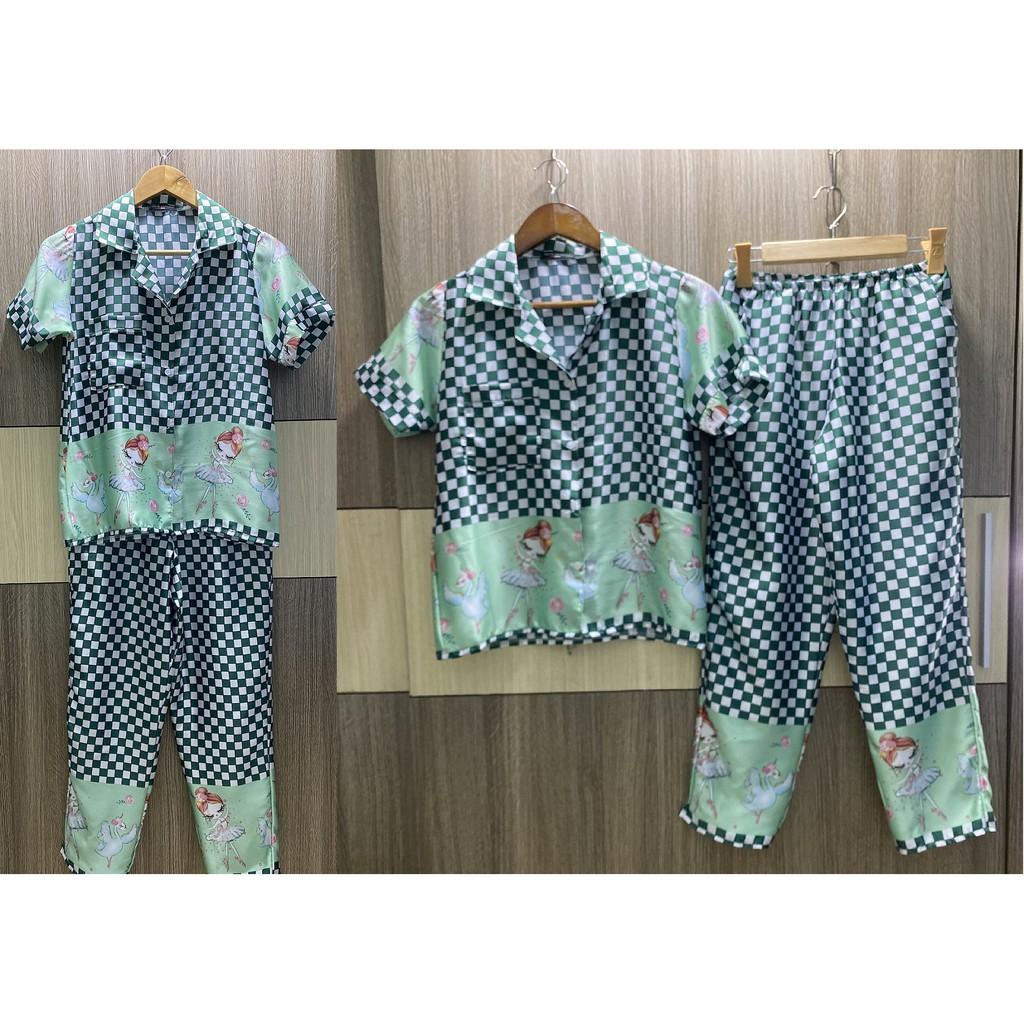 Đồ Bộ Pijama Caro Lụa Satin (Caro)