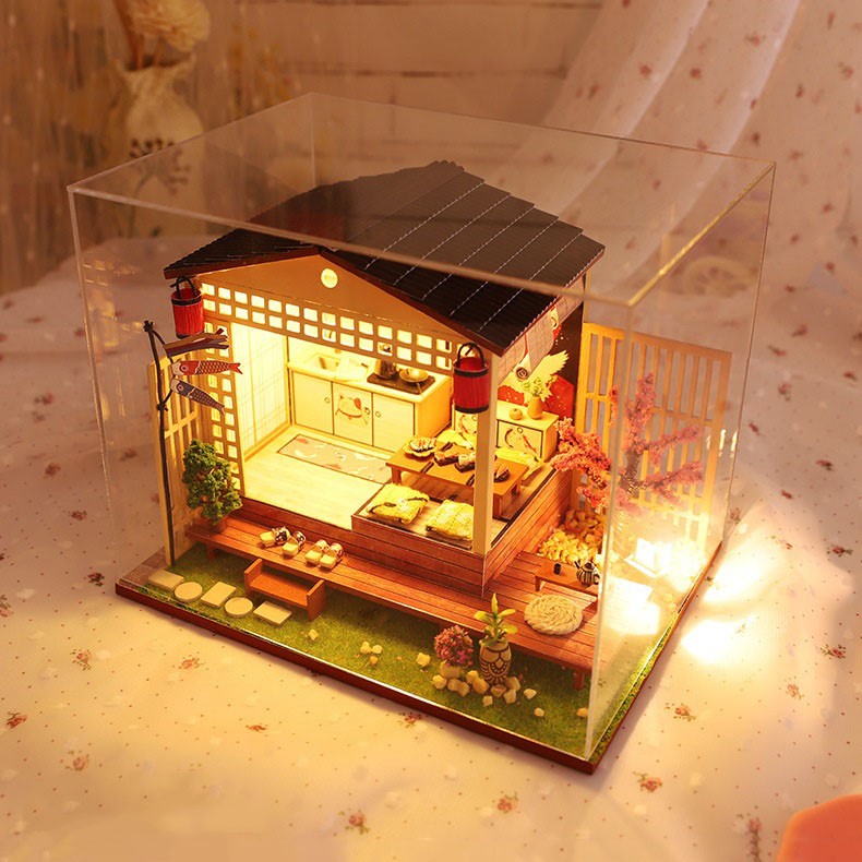 Mô Hình Nhà Gỗ Lắp Ráp  DIY - Sakura House J011