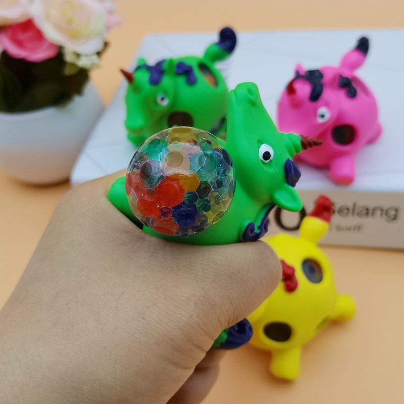 Squishy hình con ngựa bóp ra hạt mềm mịn dễ thương chân thực giảm stress co dãn đàn hồi ngộ nghĩnh bóp giải trí