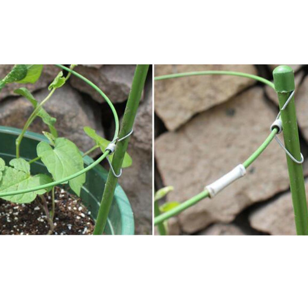 5 X Plant Support Rings Garden Trellis Climbing Plants Flowers