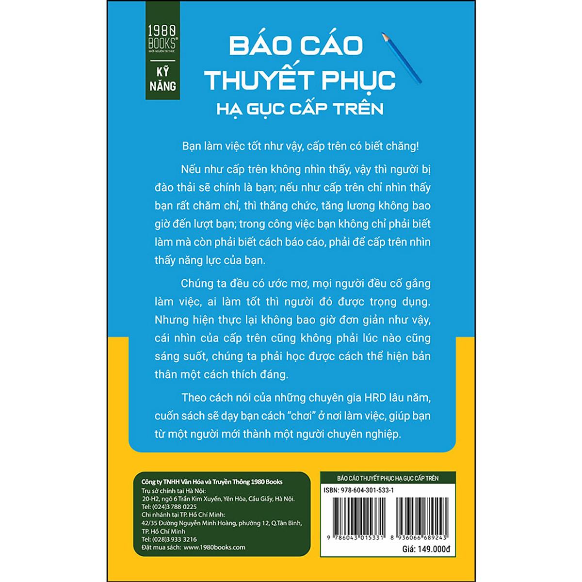 Báo Cáo Thuyết Phục, Hạ Gục Cấp Trên - Bản Quyền