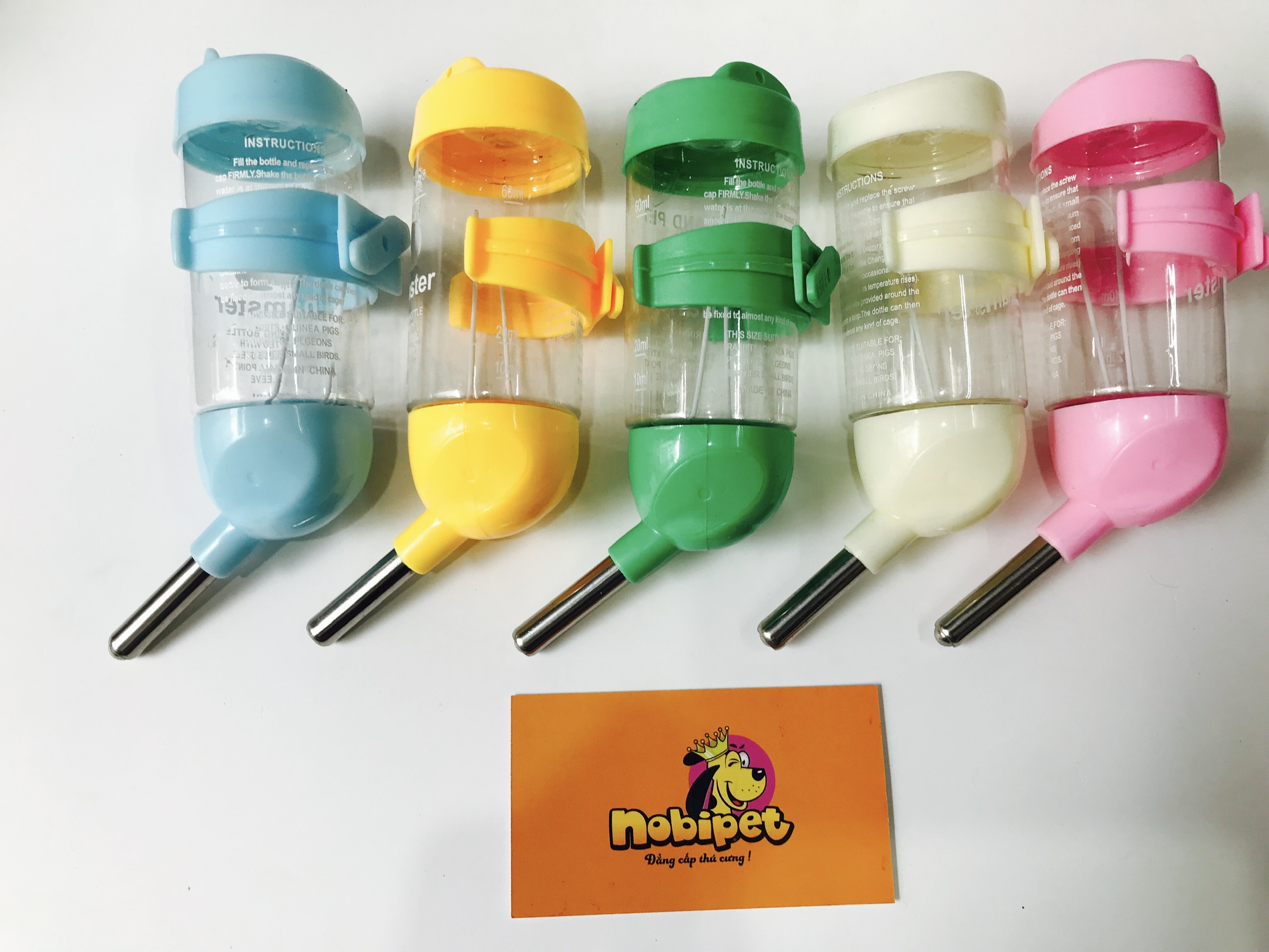 Bình Nước 80ml Deluxe Bi Lăn Cho Hamster, Sóc, Nhím Kiểng, Thỏ, Bọ