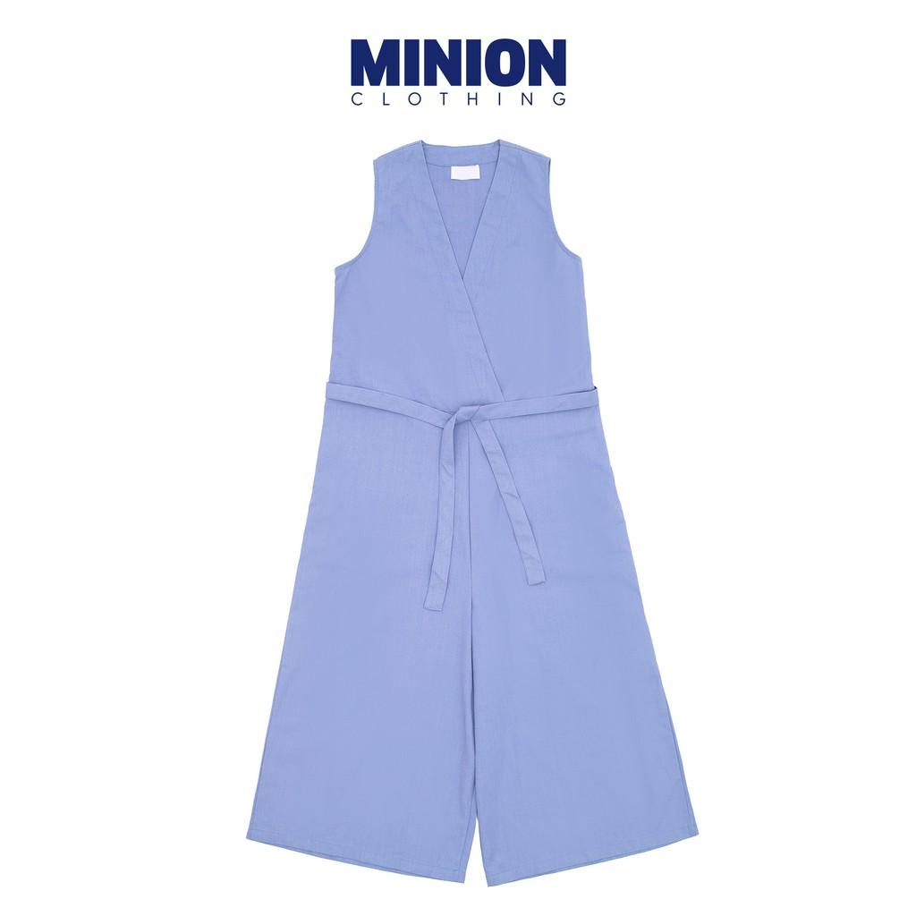 Jumpsuit ống quần suông rộng Minion Clothing, set liền phong cách Ulzzang Streetstyle Hàn Quốc Q1901