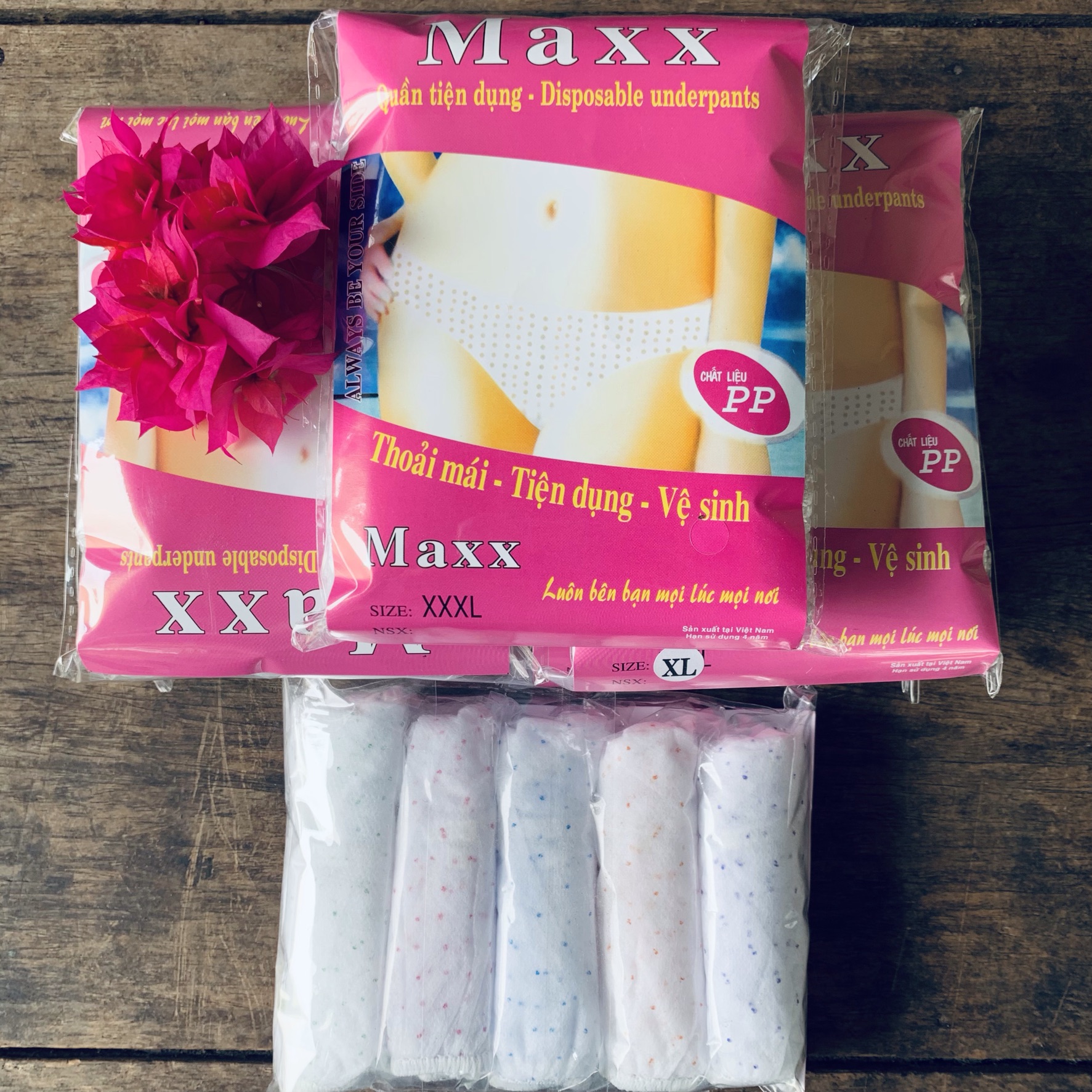 Quần Lót Giấy cho các mẹ sau khi sinh, 1 gói 5 chiếc