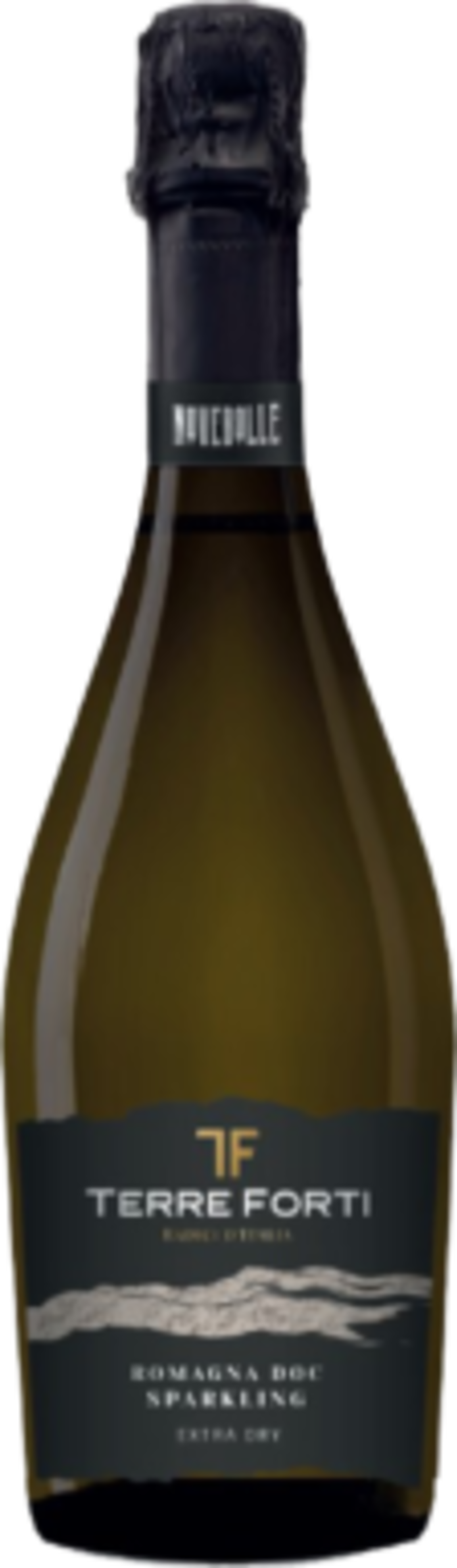 Rượu vang nổ  Terre Forti, Novebolle Sparkling, Extra Dry, Romagna DOC