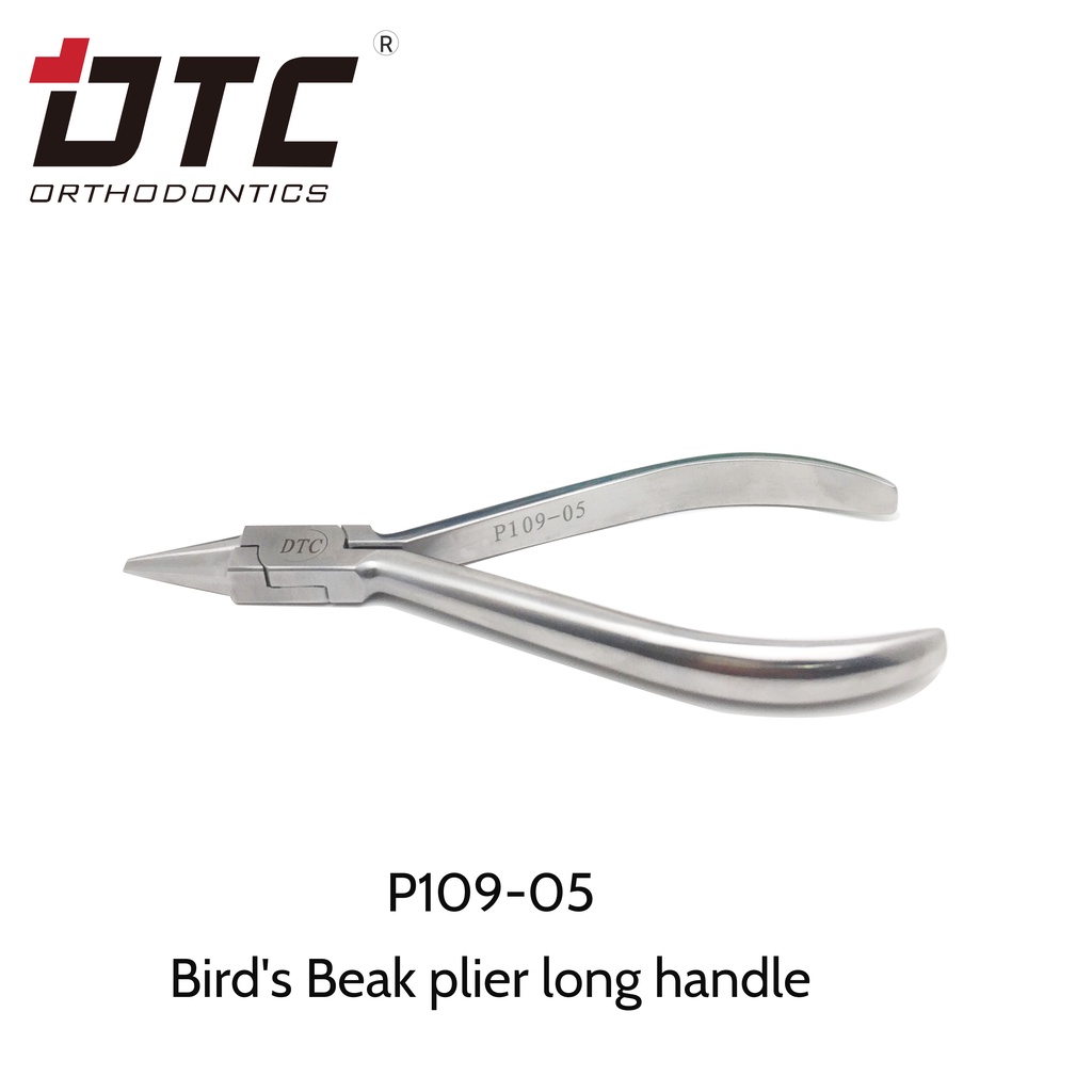 Kềm 2 mấu cán dài (Bird’s Beak Pliers Long Tip)_DTC_Vật liệu nha khoa_Chỉnh nha_ Nha Khoa [Ảnh thật][Chính hãng]