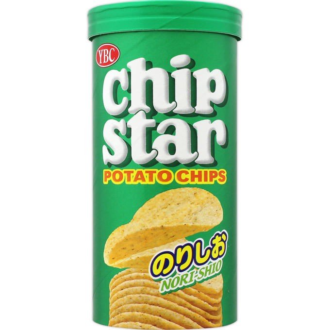 Bánh snack khoai tây Chip Star YBC vị Rong biển 50gr (Lốc 8 hộp)