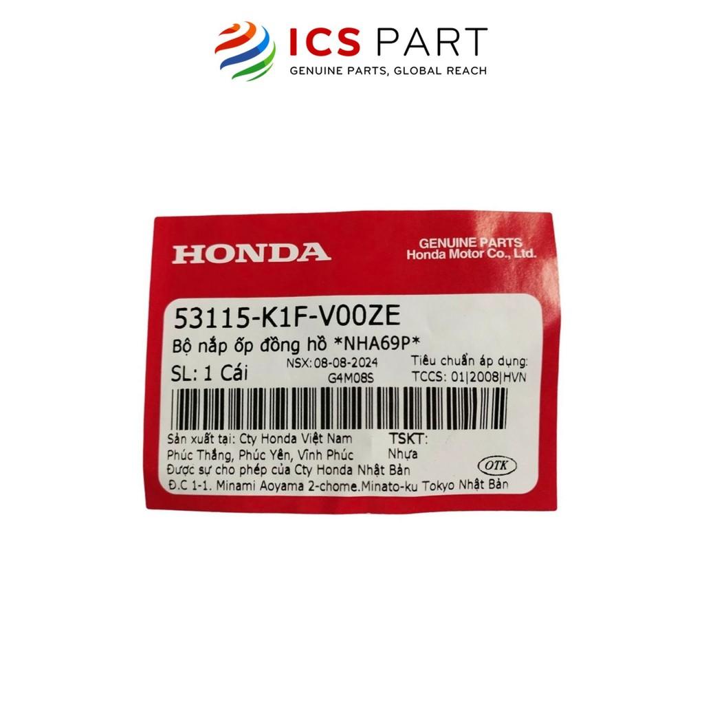 Nắp Sau Tay Lái (Nhựa Gáy) HONDA Air Blade 150 2019-2020 Đen Nha69P (Có Tem) (53115K1FV00ZE)