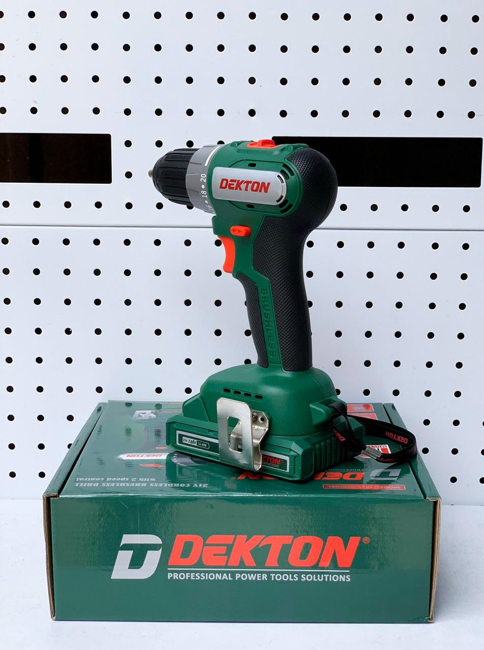 MÁY KHOAN VÍT DÙNG PIN 21V 50Nm SỬ DỤNG CHÂN PIN PHỔ THÔNG DEKTON M21-D1050BL - HÀNG CHÍNH HÃNG