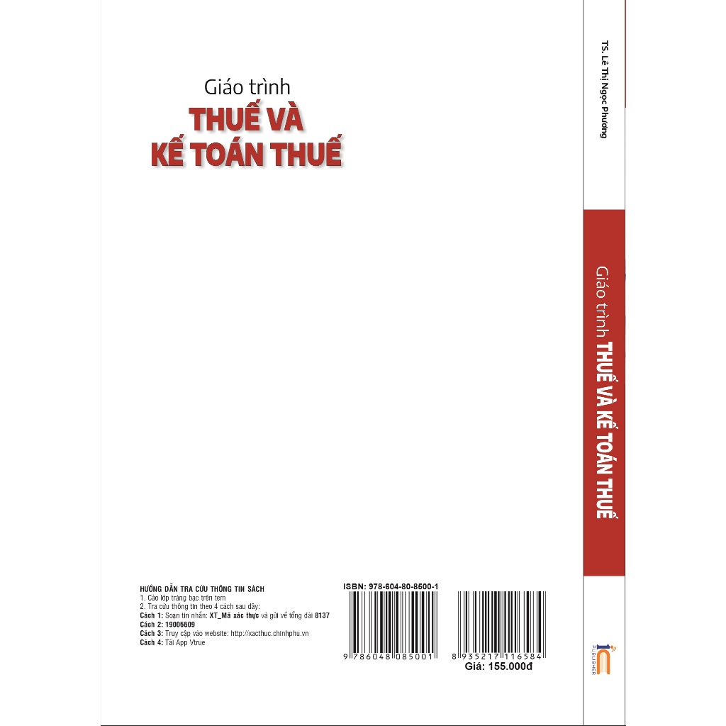 Sách Giáo trình Thuế và Kế toán Thuế ( xbtt)