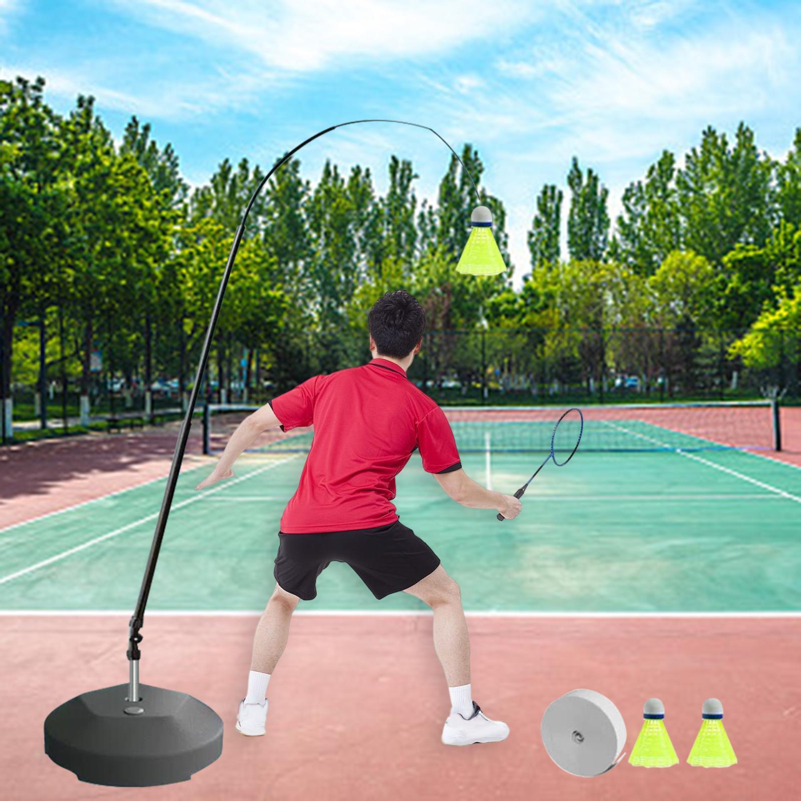Self Practice Trainer Aid Indoor Outdoor Single Badminton Training Device