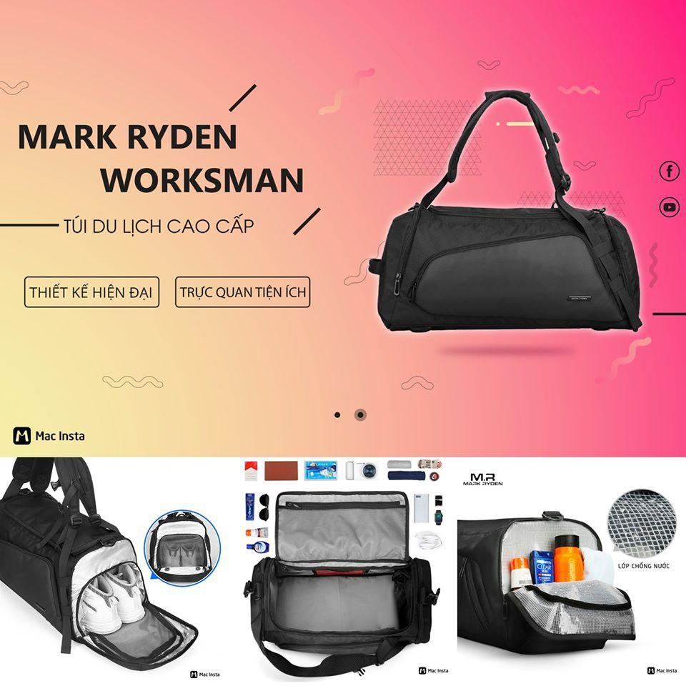 TÚI DU LỊCH CAO CẤP MARK RYDEN - WORKSMAN: THIẾT KẾ HIỆN ĐẠI, TRỰC QUAN TIỆN ÍCH