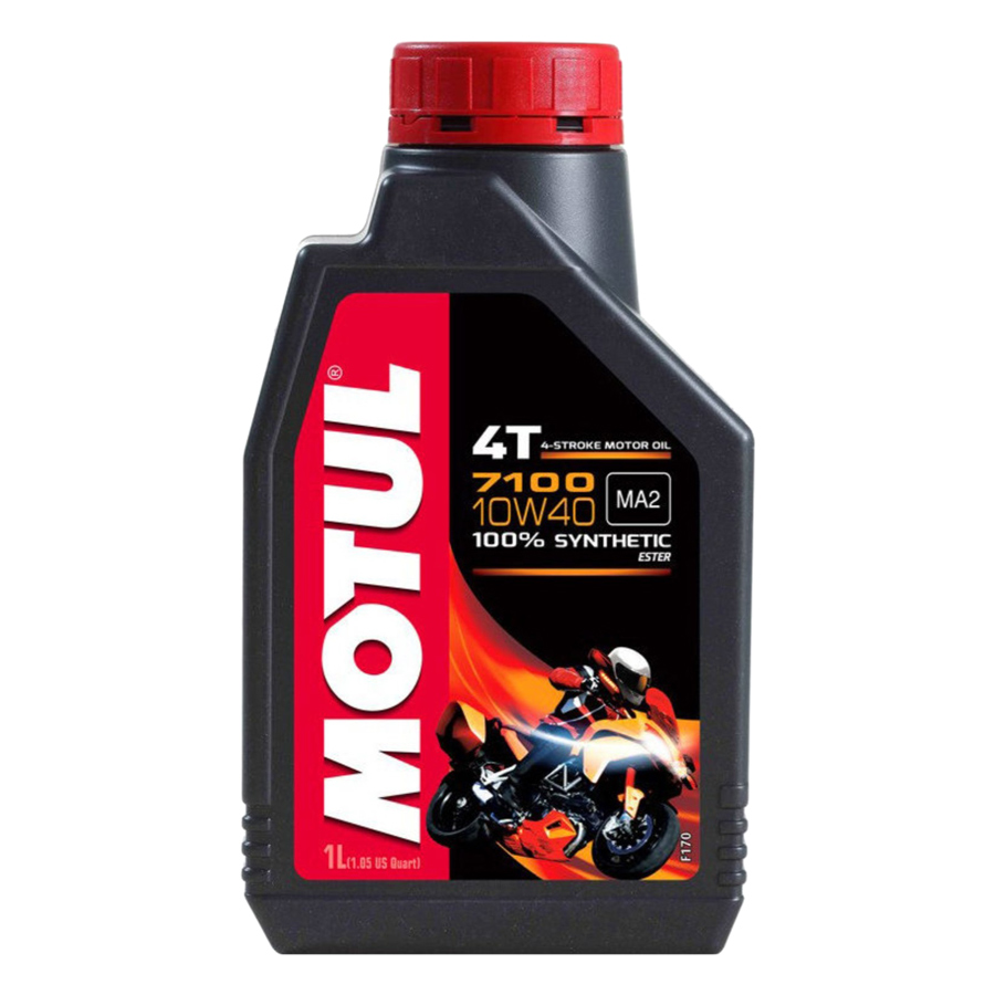 Combo Nhớt Cho Xe Máy - Mô Tô Phân Khối Lớn Motul 7100 4T 10W50 (1L) Và Bàn Chải Vệ Sinh Sên 3D