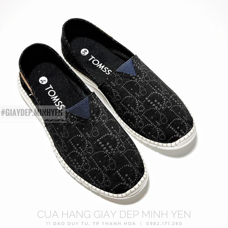 GIẦY LƯỜI VẢI NAM TOMSS - SLIP ON NAM ĐẾ KHÂU
